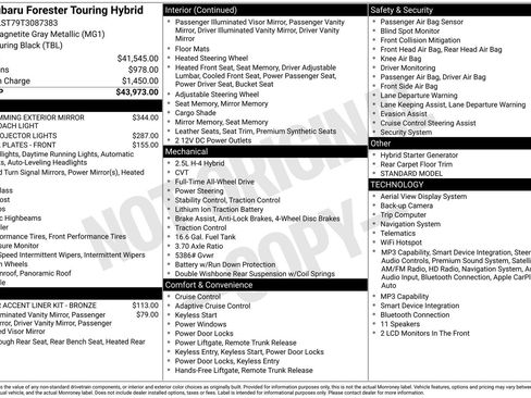 Used 2026 Subaru Forester Touring AWD/4WD image 21