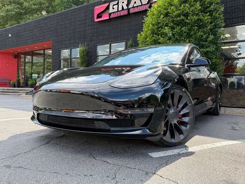 Used 2021 Tesla Model 3 Performance AWD/4WD image 2