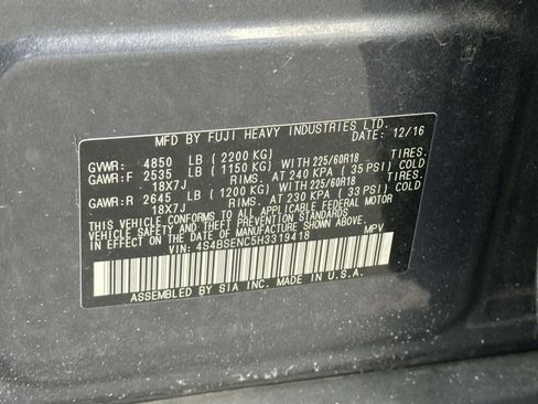 Used 2017 Subaru Outback 3.6R Limited image 10