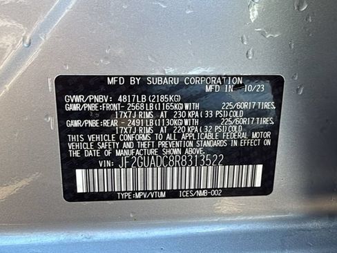 Certified 2024 Subaru Crosstrek 2.0i Premium AWD/4WD image 32