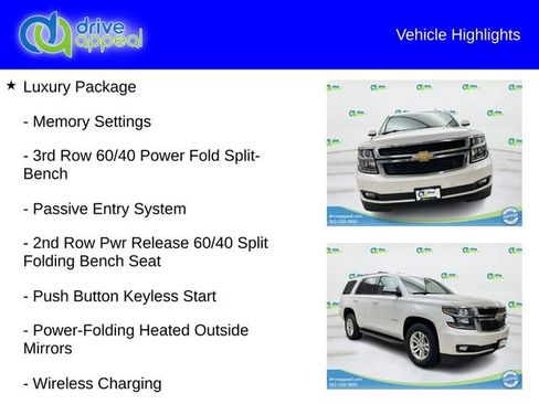 Used 2016 Chevrolet Tahoe LT w/ Luxury Package AWD/4WD image 6