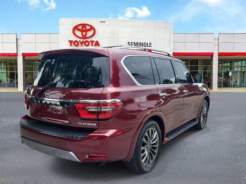 Used 2023 Nissan Armada Platinum w/ Captain's Chairs Package AWD/4WD image 3