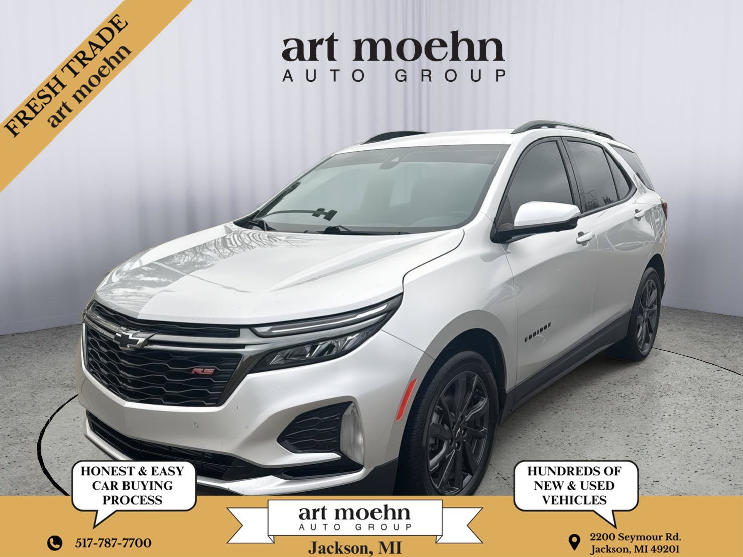 Used 2022 Chevrolet Equinox RS w/ RS Leather Package FWD image 1