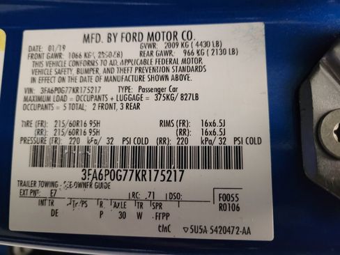 Used 2019 Ford Fusion S FWD image 33