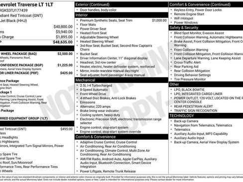 New 2026 Chevrolet Traverse LT w/ Sun and Wheel Package image 30