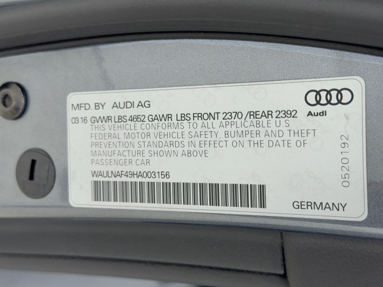 Used 2017 Audi A4 2.0T Premium Plus FWD image 31