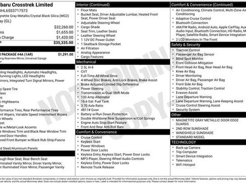 Used 2025 Subaru Crosstrek 2.5i Limited w/ Popular Package #4A image 32