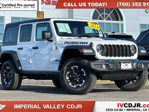 Certified 2024 Jeep Wrangler Unlimited Rubicon 4xe AWD/4WD image 1