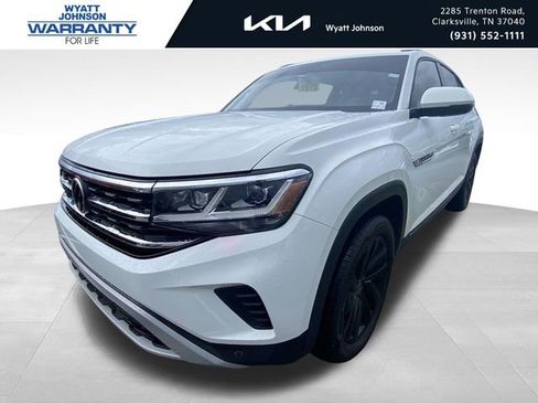 Used 2021 Volkswagen Atlas Cross Sport SE w/ 20" Black Wheels Package AWD/4WD image 1