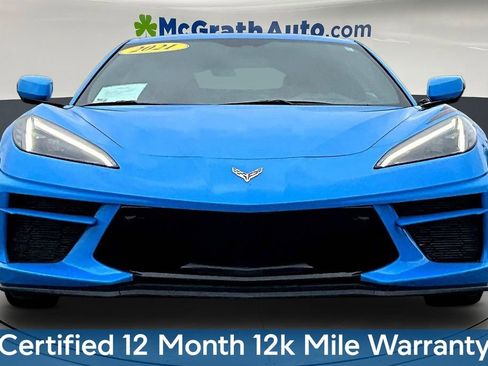 Used 2021 Chevrolet Corvette Stingray Preferred Cpe w/ Z51 Performance Package RWD image 2