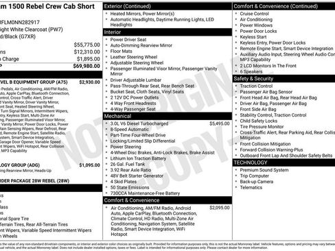 Used 2022 RAM 1500 Rebel w/ Rebel Level B Equipment Group image 7