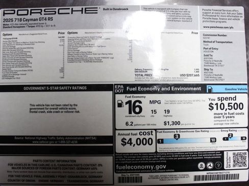 Used 2025 Porsche 718 Cayman GT4 RS image 32