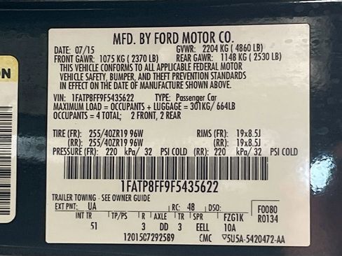 Used 2015 Ford Mustang GT Premium w/ Equipment Group 401A RWD image 30