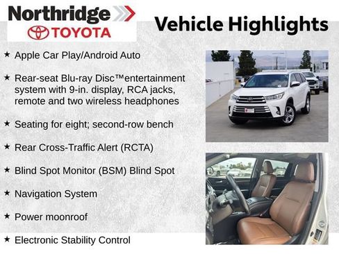 Used 2017 Toyota Highlander Limited w/ Carpet Mat Package FWD image 2