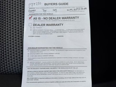 Used 2025 Chevrolet Trax LT w/ LT Convenience Package image 33