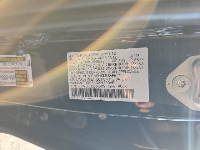 Used 2025 Honda Ridgeline RTL image 39