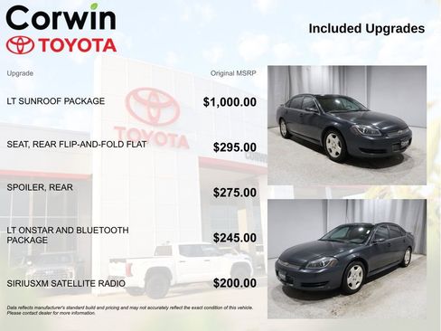 Used 2012 Chevrolet Impala LT w/ LT Sunroof Package image 4