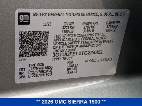 New 2026 GMC Sierra 1500 AT4X image 38