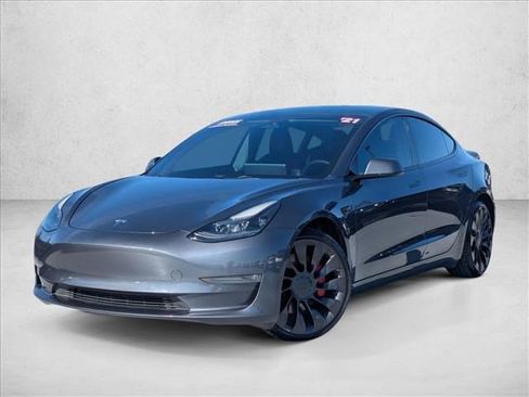 Used 2021 Tesla Model 3 Performance image 1