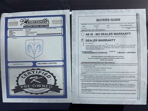 Used 2024 Ford Transit 250 Low Roof w/ Exterior Upgrade Package image 36