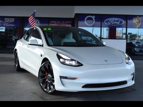 Used 2022 Tesla Model 3 Performance AWD/4WD image 1