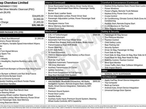 Used 2019 Jeep Cherokee Limited image 2