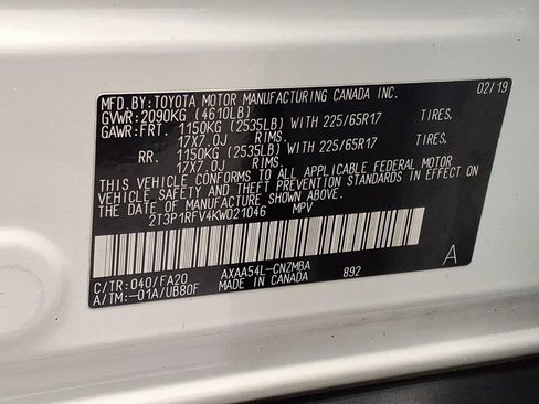 Used 2019 Toyota RAV4 XLE w/ Convenience Package image 23