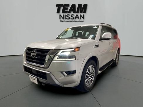 Used 2021 Nissan Armada SL w/ Captain's Chairs Package AWD/4WD image 3