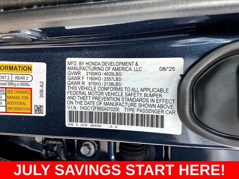 Used 2025 Honda Accord Touring image 24