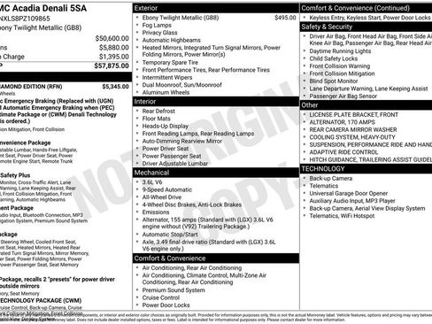 Used 2023 GMC Acadia Denali w/ Black Diamond Edition image 13