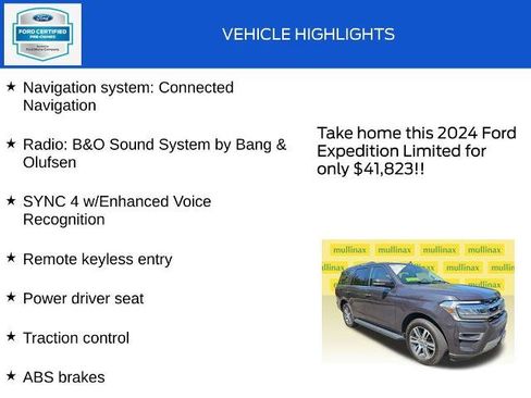 Certified 2024 Ford Expedition Limited AWD/4WD image 18