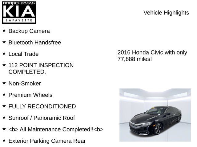 Used 2016 Honda Civic Touring image 7