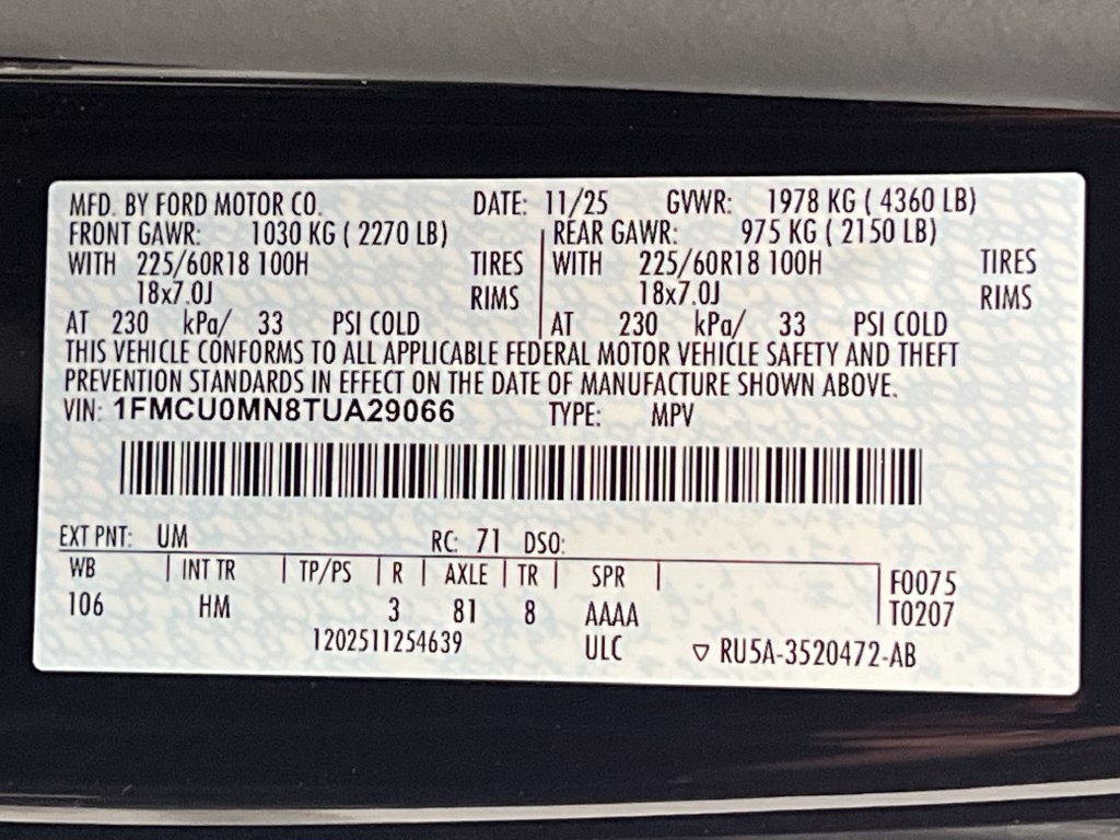 Used 2026 Ford Escape ST-Line FWD image 71