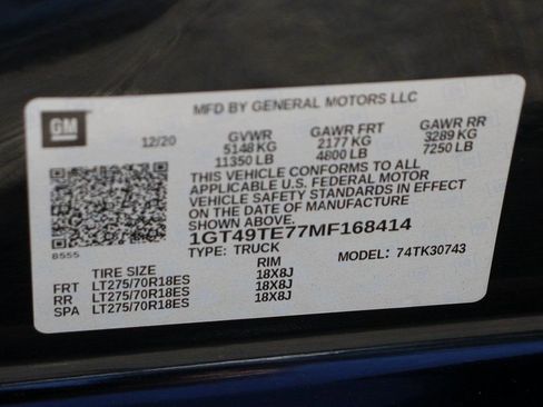 Used 2021 GMC Sierra 3500 SLE w/ SLE Value Package image 48