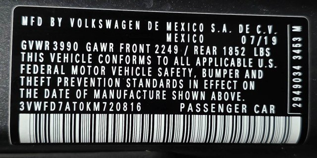 Used 2019 Volkswagen Beetle 2.0T S FWD image 37