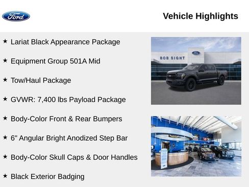 New 2025 Ford F150 Lariat w/ Equipment Group 501A Mid image 2
