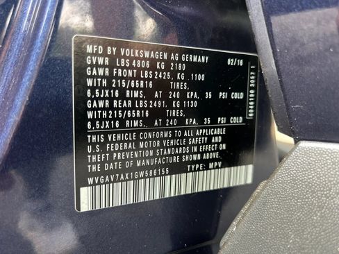 Used 2016 Volkswagen Tiguan S FWD image 42
