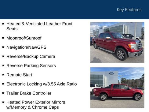 Used 2013 Ford F150 Lariat w/ Lariat Chrome Pkg image 10