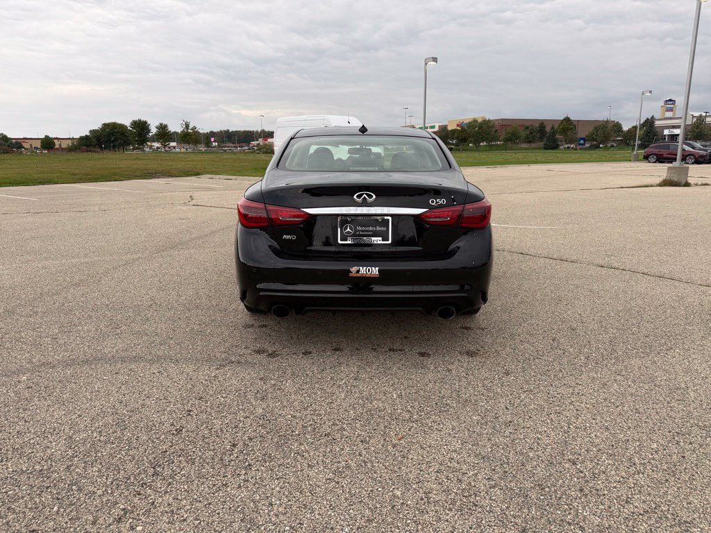 Used 2021 INFINITI Q50 Luxe w/ Seat & Sound Package AWD/4WD image 4