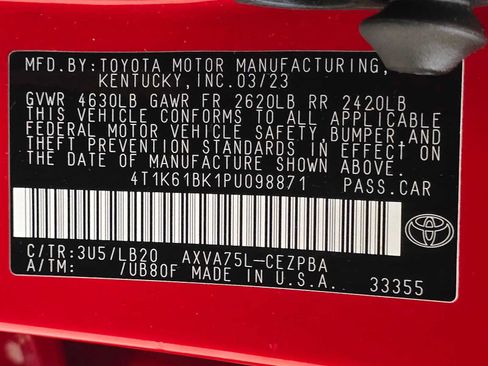 Certified 2023 Toyota Camry XSE w/ Cold Weather Package AWD/4WD image 33