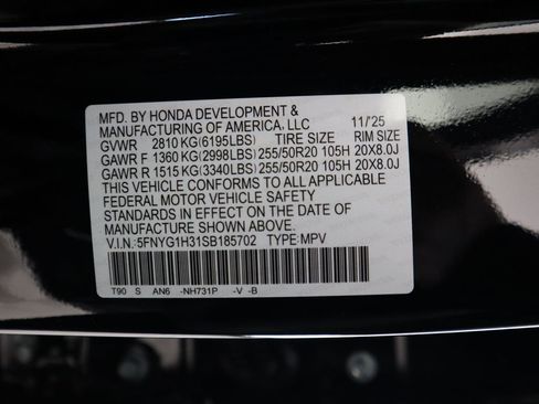 New 2025 Honda Pilot Sport image 33