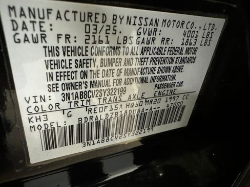 Used 2025 Nissan Sentra SV w/ All-Weather Package image 36