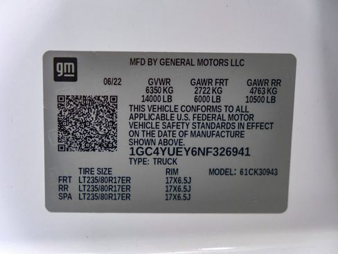 Used 2022 Chevrolet Silverado 3500 LTZ w/ LTZ Convenience Package image 91