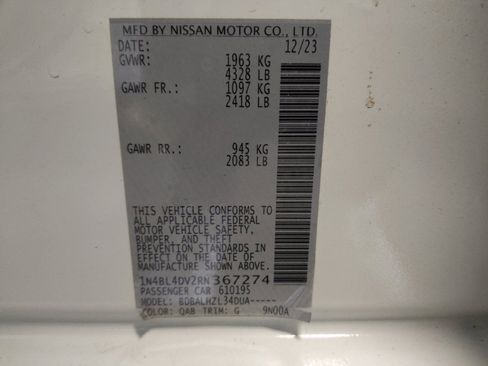 Used 2024 Nissan Altima 2.5 SV image 33