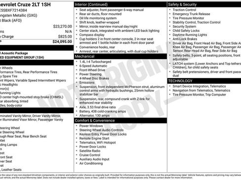 Used 2015 Chevrolet Cruze LT FWD image 30