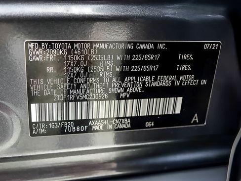 Used 2021 Toyota RAV4 LE AWD/4WD image 27