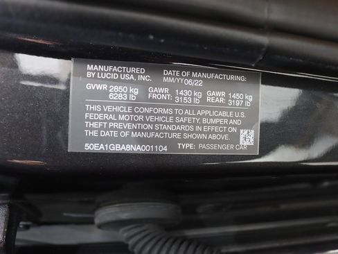 Used 2022 Lucid Air Grand Touring image 46