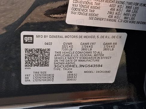Certified 2022 Chevrolet Silverado 1500 ZR2 AWD/4WD image 30