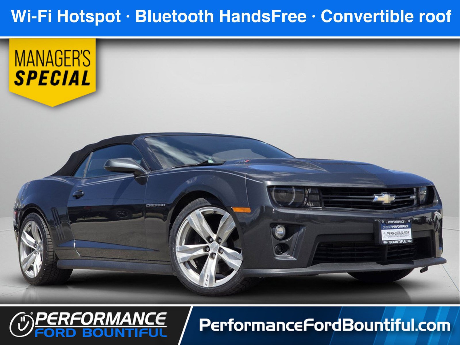 Used 2013 Chevrolet Camaro ZL1 RWD image 1