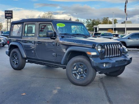 Used 2021 Jeep Wrangler Unlimited Sport image 2